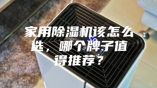 家用除濕機該怎么選，哪個牌子值得推薦？