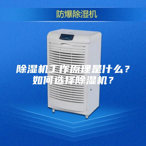 除濕機工作原理是什么？如何選擇除濕機？