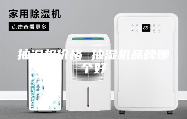 抽濕機價格 抽濕機品牌哪個好