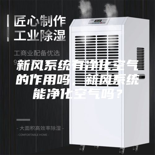 新風(fēng)系統(tǒng)有凈化空氣的作用嗎，新風(fēng)系統(tǒng)能凈化空氣嗎？