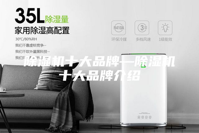 除濕機十大品牌—除濕機十大品牌介紹