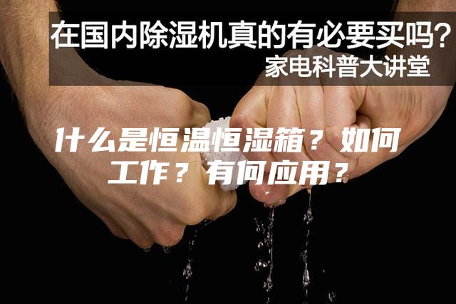什么是恒溫恒濕箱？如何工作？有何應(yīng)用？