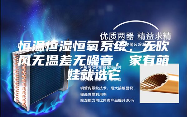 恒溫恒濕恒氧系統(tǒng)，無吹風(fēng)無溫差無噪音，家有萌娃就選它