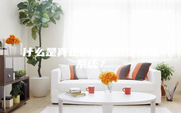 什么是真正的恒溫恒濕恒氧系統(tǒng)？