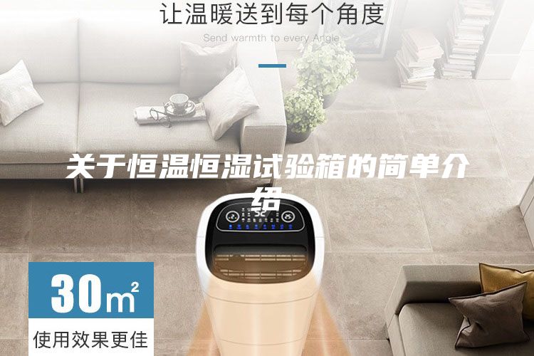 關(guān)于恒溫恒濕試驗(yàn)箱的簡(jiǎn)單介紹